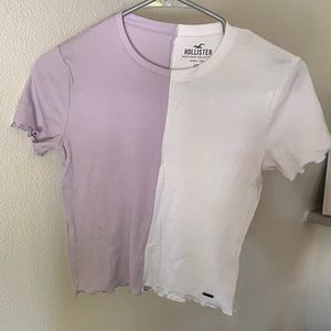 Hollister two toned baby tee